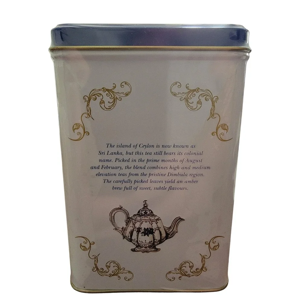 Harrods London English Afternoon Tea Tin 50 Bags Collectible Tea Canister‎ UK